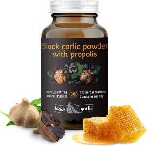 black garlic pulver mit propolis kaufen